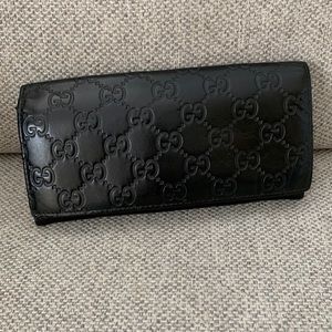 Gucci leather wallet ~